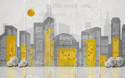 Tải file File in tranh tường hiện đại FT24094 (gốc) in trên mọi chất liệu