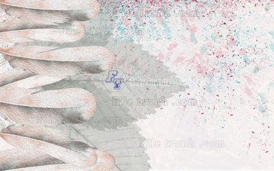 File gốc File in tranh tường hiện đại FT24132 (in ấn) màu sắc trung thực