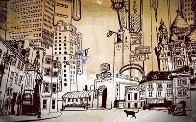 Tải file File in tranh tường hiện đại FT24144 (gốc) làm file in ấn