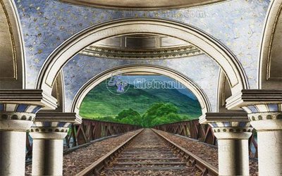 File tranh in mica File in tranh tường hiện đại FT24149 (độ phân giải cao)