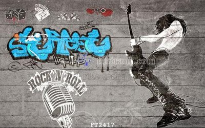 File ảnh File psd tường quán cà phê FT2417 (gốc) in biển hiệu