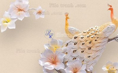 File gốc File in tranh tường hiện đại FT24174 (in lụa) trang trí tường