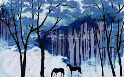 File in trần File in tranh tường hiện đại FT24201 (bản gốc) bầu trời