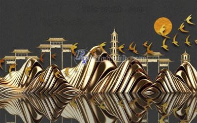 File gốc in mica File in tranh tường hiện đại FT24478 chất lượng