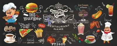 File gốc File psd tường quán cà phê FT2600 (in lụa) chi tiết cao