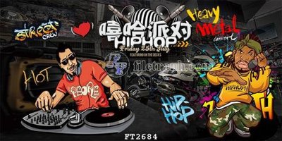 File in trần File psd tường quán cà phê FT2684 (file gốc) hoa văn 3D