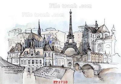 File tranh File psd tường quán cà phê FT2710 (bản gốc) treo quán cafe