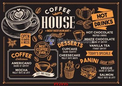 File in trần File psd tường quán cà phê FT2895 (bản gốc) trời sao