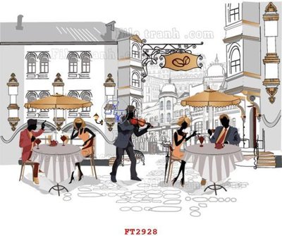 File gốc in ấn File psd tường quán cà phê FT2928 độ phân giải cao