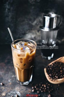 File gốc File psd tường quán cà phê FT3039 (in tráng gương) nghệ thuật