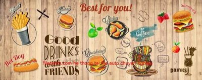 Tải file File tranh dán tường cà phê nhà hàng FT3076 (gốc) chủ đề phong thủy