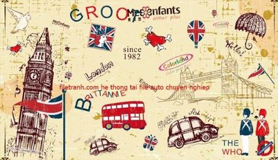 Tải file PSD File tranh dán tường cà phê nhà hàng FT3080 (nguyên layer) để in