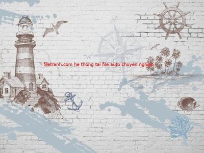 File gốc File tranh dán tường cà phê nhà hàng FT3098 (in mica) cắt laser