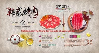 File gốc File tranh dán tường cà phê nhà hàng FT3163 (in tráng gương) hiện đại