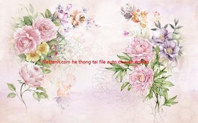 Tải file File tranh dán tường cà phê nhà hàng FT3173 (gốc) chủ đề phong thủy