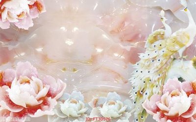 Chi tiết file gốc Tường nền 3D hiện đại FT3D526 (cho in tráng gương)