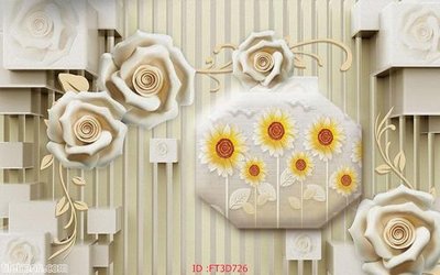 File gốc Tường nền 3D hiện đại FT3D726 (phong cách) cổ điển