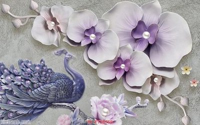 Download file ảnh gốc Tường nền 3D hiện đại FT3D758 để in ấn