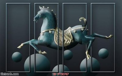 File gốc Tường nền 3D hiện đại FT3D767 cho in ấn và thiết kế