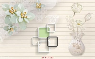 Download file ảnh gốc Tường nền 3D hiện đại FT3D793 để in ấn