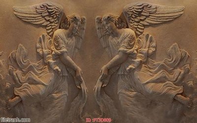 File gốc Tường nền 3D hiện đại FT3D809 (in lụa) trang trí tường