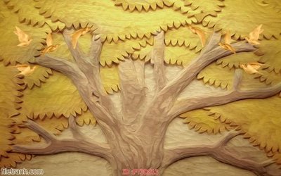 Tải file gốc Tường nền 3D hiện đại FT3D813 (bản PSD) đầy đủ layer