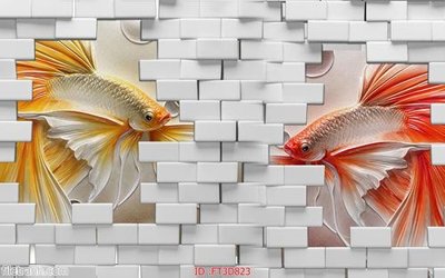 File PSD Tường nền 3D hiện đại FT3D823 (bản gốc) độ phân giải cao