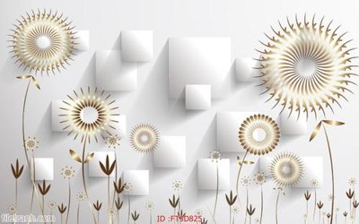 File tranh Tường nền 3D hiện đại FT3D825 (ảnh gốc) độc quyền