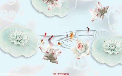 Download file gốc Tường nền 3D hiện đại FT3D860 (in mica) trong suốt