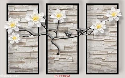 Tải file Tường nền 3D hiện đại FT3D861 (gốc) in ấn ngay lập tức