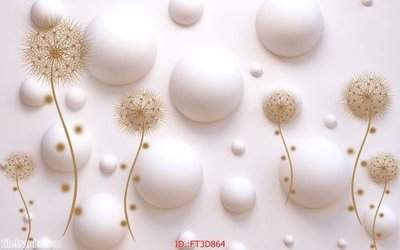 Hình ảnh file gốc Tường nền 3D hiện đại FT3D864 cho in UV