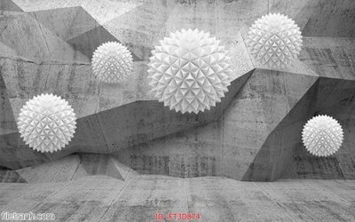 File gốc Tường nền 3D hiện đại FT3D874 (phiên bản chuẩn) để in ấn