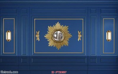 Mua file tranh gốc Tường nền 3D hiện đại FT3D897 tại Filetranh.com