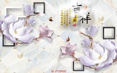 File ảnh gốc Tường nền 3D hiện đại FT3D920 không vỡ nét