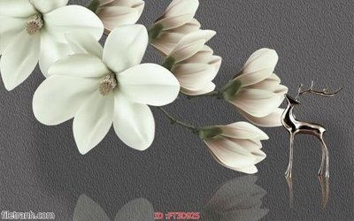 File gốc Tường nền 3D hiện đại FT3D925 (in lụa) tranh phong thủy