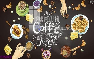 File in trần Filetranh tường nền nhà hàng KTV FT5079 (bản gốc) hoa văn