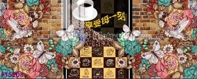 File tranh Filetranh tường nền nhà hàng KTV FT5108 (ảnh gốc) in trần nhà