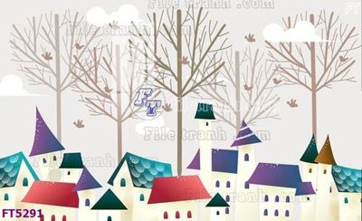 File ảnh Filetranh tường nền nhà hàng KTV FT5291 (gốc) cho trang trí nhà hàng