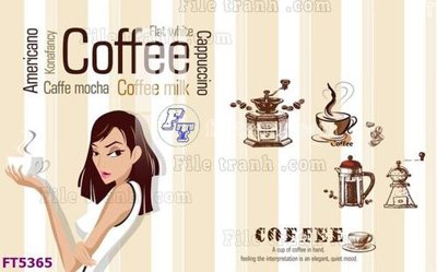 File in trần Filetranh tường nền nhà hàng KTV FT5365 (bản gốc) bầu trời