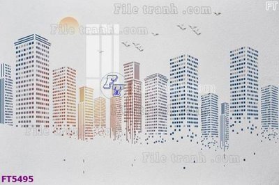 File tranh in trần Filetranh tường nền nhà hàng KTV FT5495 (ảnh gốc siêu nét)