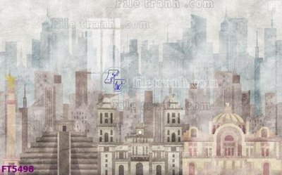 File gốc Filetranh tường nền nhà hàng KTV FT5498 (PNG) chất lượng cao