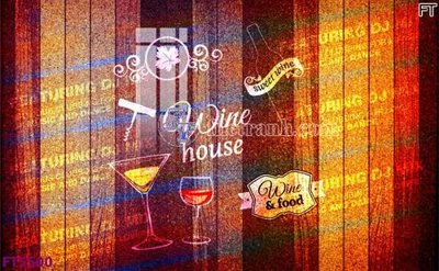 File PSD Filetranh tường nền nhà hàng KTV FT5500 (bản gốc) đã tách nền