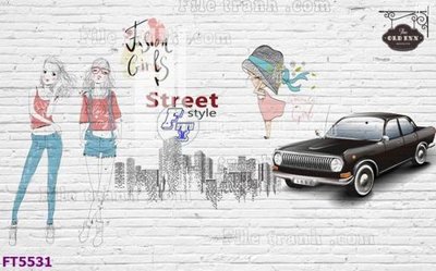 File PSD Filetranh tường nền nhà hàng KTV FT5531 (bản gốc) dễ dàng edit