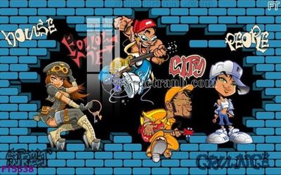 File in trần Filetranh tường nền nhà hàng KTV FT5538 (bản gốc 3D) sống động