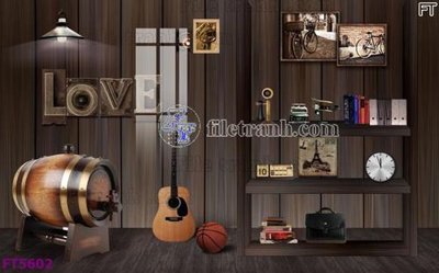 Hình ảnh gốc Filetranh tường nền nhà hàng KTV FT5602 (để in khổ lớn)