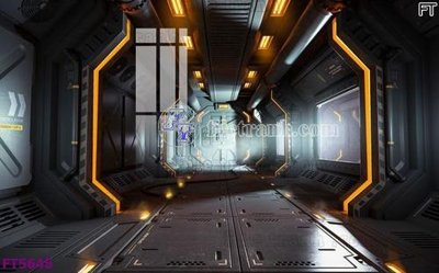 File in trần Filetranh tường nền nhà hàng KTV FT5645 (bản gốc) phong cảnh