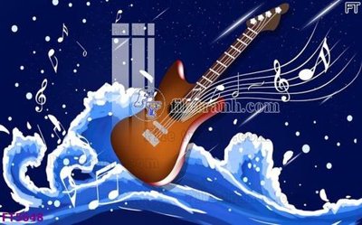 File in trần Filetranh tường nền nhà hàng KTV FT5648 (bản gốc) trời sao