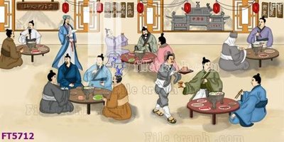 Tải file Filetranh tường nền nhà hàng KTV FT5712 (gốc) in trên mọi chất liệu