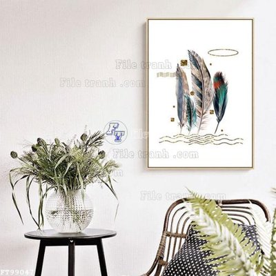 File gốc File tranh treo tường pha lê gương FT99047 (in ấn) màu sắc trung thực