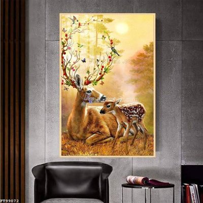 File tranh File tranh treo tường pha lê gương FT99072 (gốc) phong cách tối giản